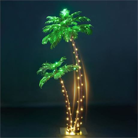 Lighted Palm Tree 4FT&6FT, 184LED