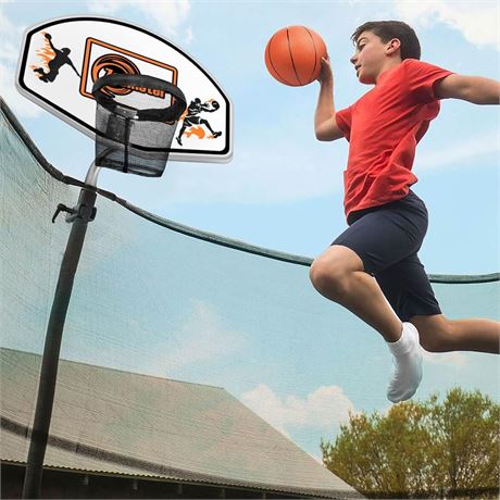 Trampoline Hoop with Mini Basketball