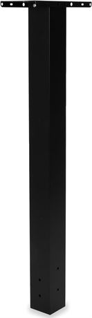 Ilyapa Black Mailbox Post, 43x4x4 inch, Universal