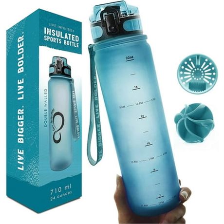 Live Infinitely Insulated Water Bottle 24 Oz