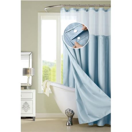 Waterproof Shower Curtain with Liner