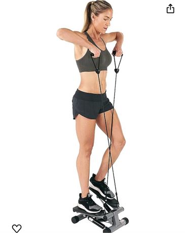 Sunny Health Mini Stepper with Resistance Bands