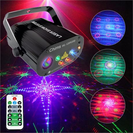 RGB 128 DJ Lights for Parties, Stage, Disco