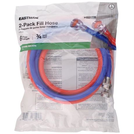2-Pack 6-ft PVC Wash Machine Connector