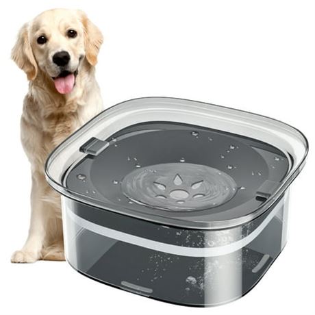 70oz/2L Dog Bowl, No Spill, Large Capacity