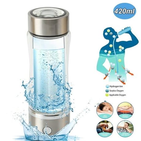 OhhGo 420ml Water Ionizer, Travel - Silver