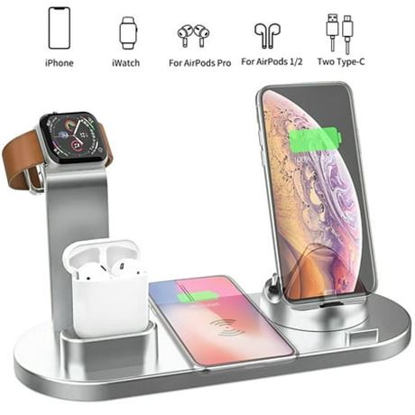 Fast 4 in 1 Wireless Charging Dock Station