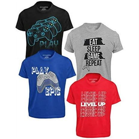 Size 18-20 BKLYN Vertical 4-Pack Boys T-Shirts