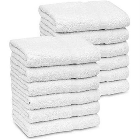 Gold Textiles Bath Towels 12 Pack 22x44 Inches