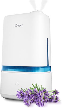 LEVOIT 4L Cool Mist Ultrasonic Humidifier, Blue-4L
