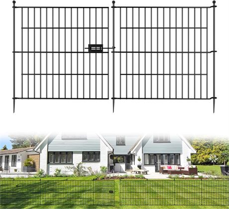 Panels No Dig Fence, 24in(H) X 20ft(L), Rustproof