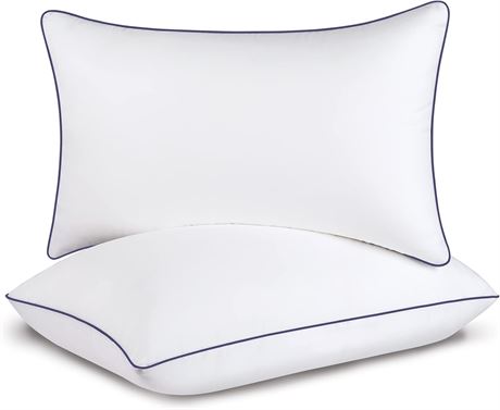 2pk Std White Pillows, Down Alternative