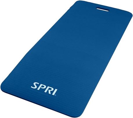 SPRI Exercise Mat, Blue, 48x20x0.5-Inch