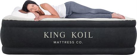 King Koil Queen Air Mattress, 20 w/ Pump