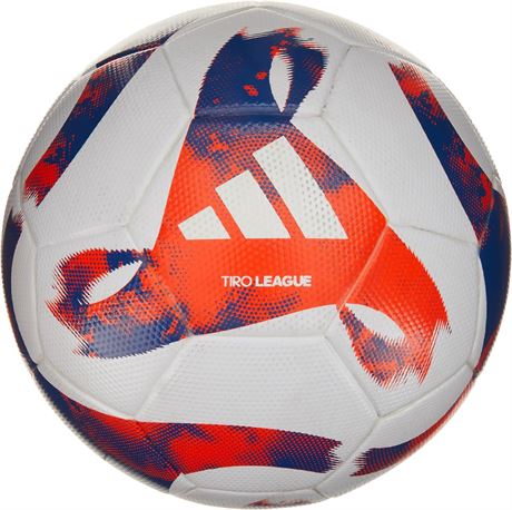 adidas Tiro Soccer Ball White/Blue/Orange 5