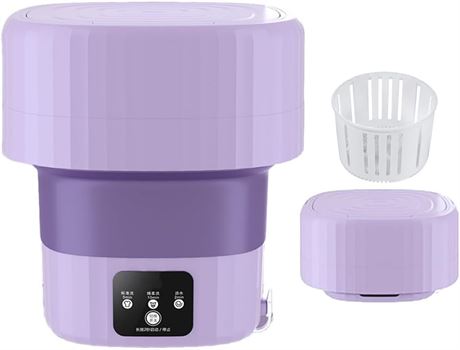 Portable Washer, Mini 9L 3 Modes (Purple)