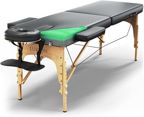 Luxton Premium Foam Massage Table, Portable