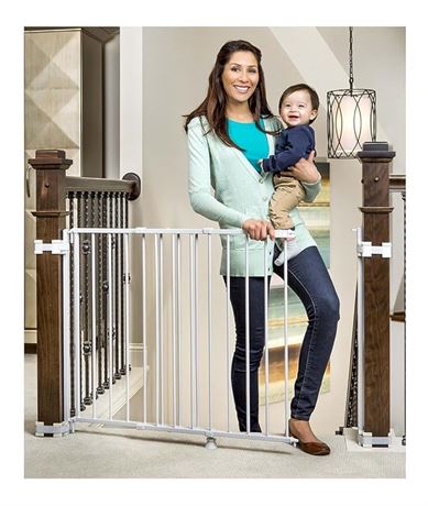Regalo 2-in-1 Stairway Baby Gate, 30.5" Tall