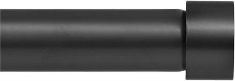 Ivilon Curtain Rod - 1in, 120-240in, Black