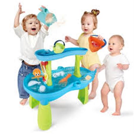 Sand and Water Table for Toddlers, 19PCS Set