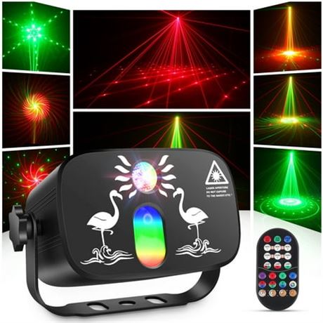 60 Patterns DJ Disco Party Laser Projector LED