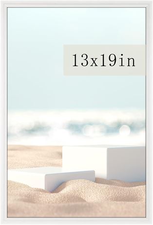 13x19 White Poster Frame, Natural, 13x19in