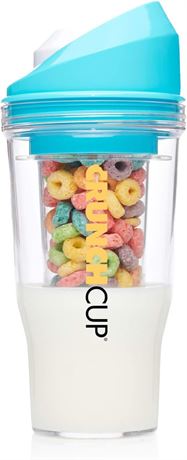 CRUNCHCUP XL BLUE - Portable Cereal Container