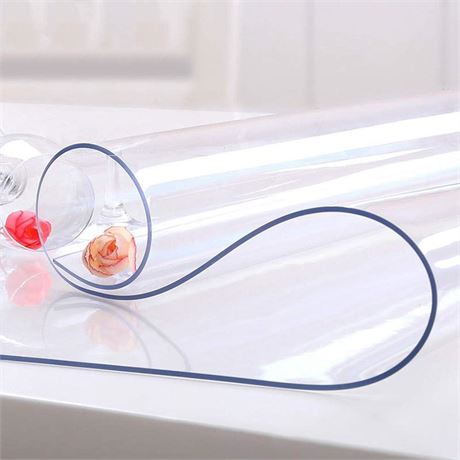 NECAUX 39.4x108" Clear Table Protector 1.5mm