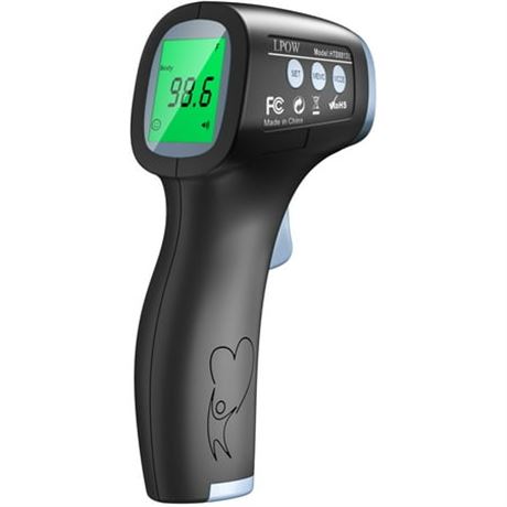 LPOW Infrared Thermometer, 1s Read, 3 Colors