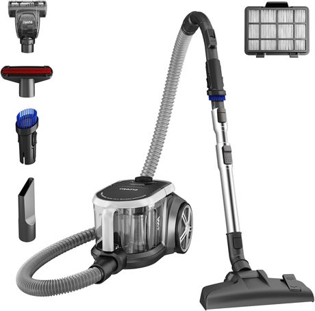 Eureka Bagless Vacuum Cleaner, Silver/Black