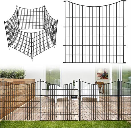 32in(H) X 23.6ft(L) Locking Garden Fence