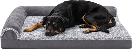 Furhaven Pet Dog Bed, Jumbo, 102Lx81Wx20H cm