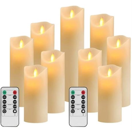 OSHINE Flameless Candles 9pk LED Lights