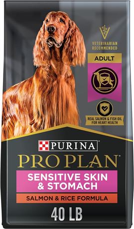 Purina Pro Salmon & Rice Dog Food- 40lb