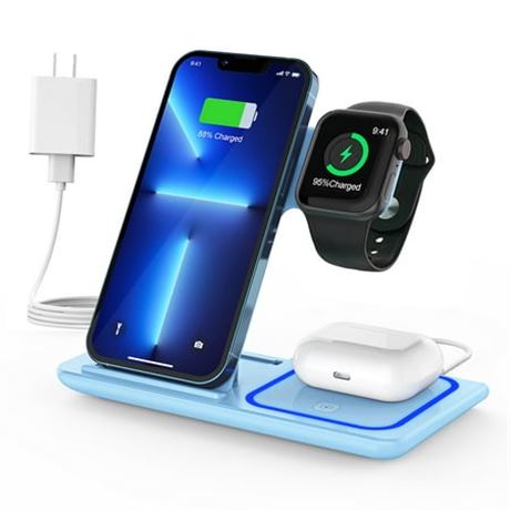 Wireless Phone Charger, 18W 3 in 1 Charging
