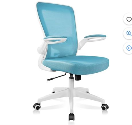 FelixKing Office Chair, FK918 Blue/White