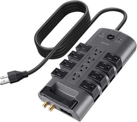 Belkin Surge Protector, 8 Rotating Outlets