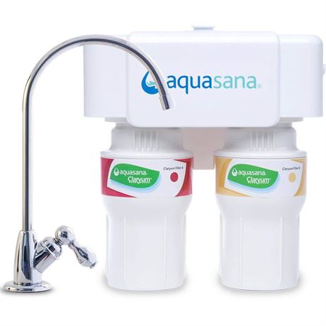 2-Stage Water Filtration, Chrome Faucet