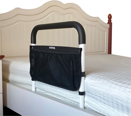 Adjustable Bed Rails for Seniors, White