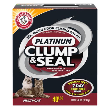 Arm & Hammer Clump Seal Litter, 40lb