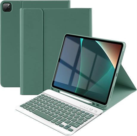 TaIYanG iPad Pro 12.9 Case w/ Keyboard, Green