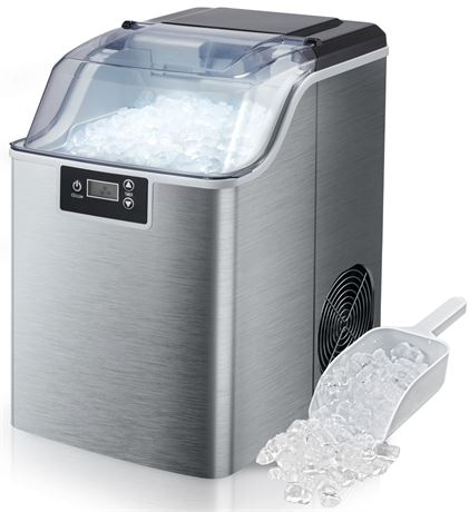 Compact Nugget Ice Maker 44Lbs/24Hrs
