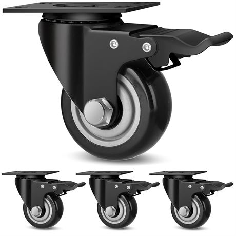 Dollar.Bid - 3 Inch Industrial Heavy Duty Swivel Caster Wheels with ...