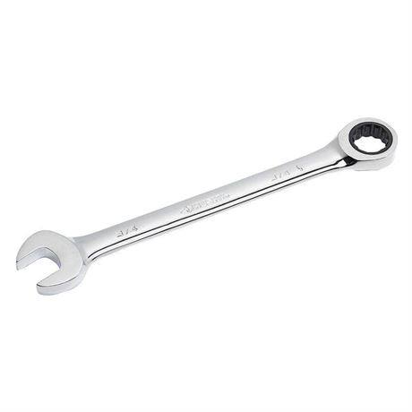 3/4in 12-Point SAE Ratcheting Combo Wrench