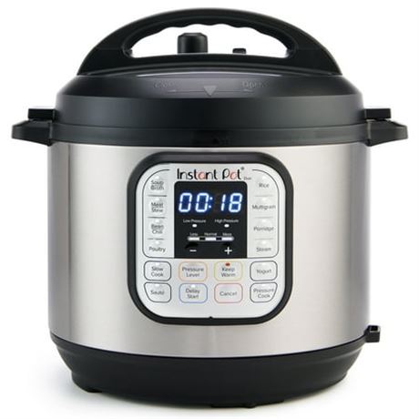 Instant Pot Duo 8-Qt 7-in-1, Stainless Steel