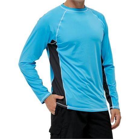 UPF 50+ UV Swim Shirt - Pdbokew - SkyBlue - M
