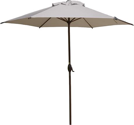 Abba Patio 9ft Outdoor Umbrella, Beige