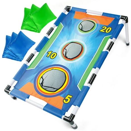 Cornhole Game, 3 Holes Portable Beanbag Set