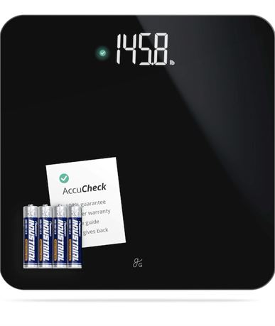 Greater Goods Digital AccuCheck Bathroom Scale for Body Weight, Capacity up to 4