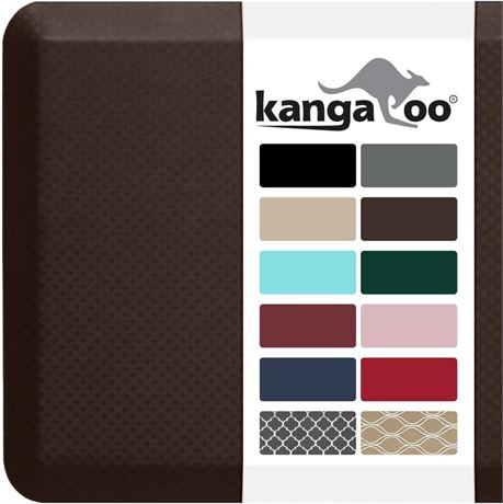 Kangaroo Mat, Anti Fatigue, 39x20, Brown